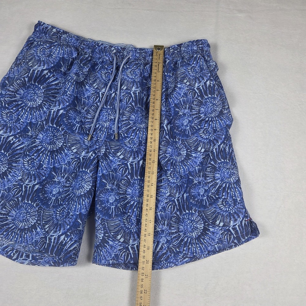Peter Millar Tabby Shells SwimTrunks Men's 2xl Blue Mesh Lined - Picture 7 of 8